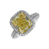 Prsten s bílými a žlutými diamanty Alchemy Gem5