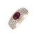 Prsten s rubínem a diamanty Crimson Petal3