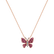 Přívěs s diamanty a rubíny Butterfly Nobility4