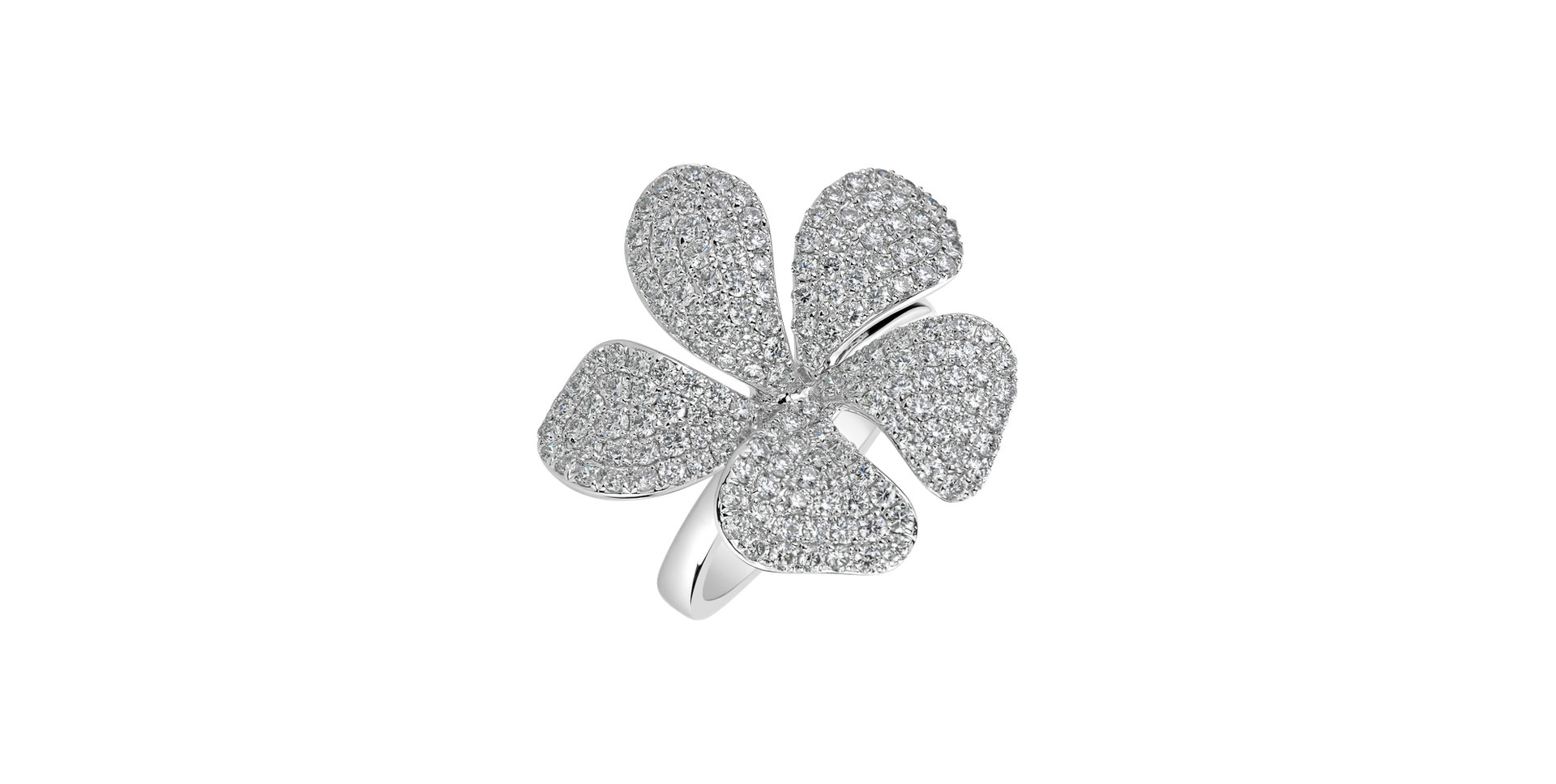 Prsten s diamanty Dreamy Flower
