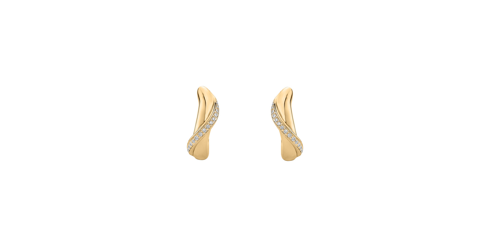 Náušnice s diamanty Infinite Delight