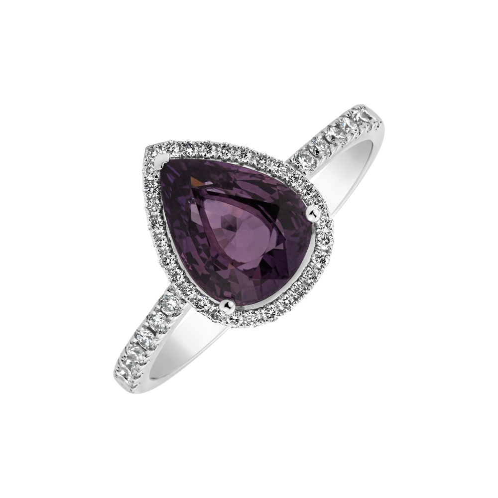 Prsten s safírem a diamanty Charming Glory | ALO