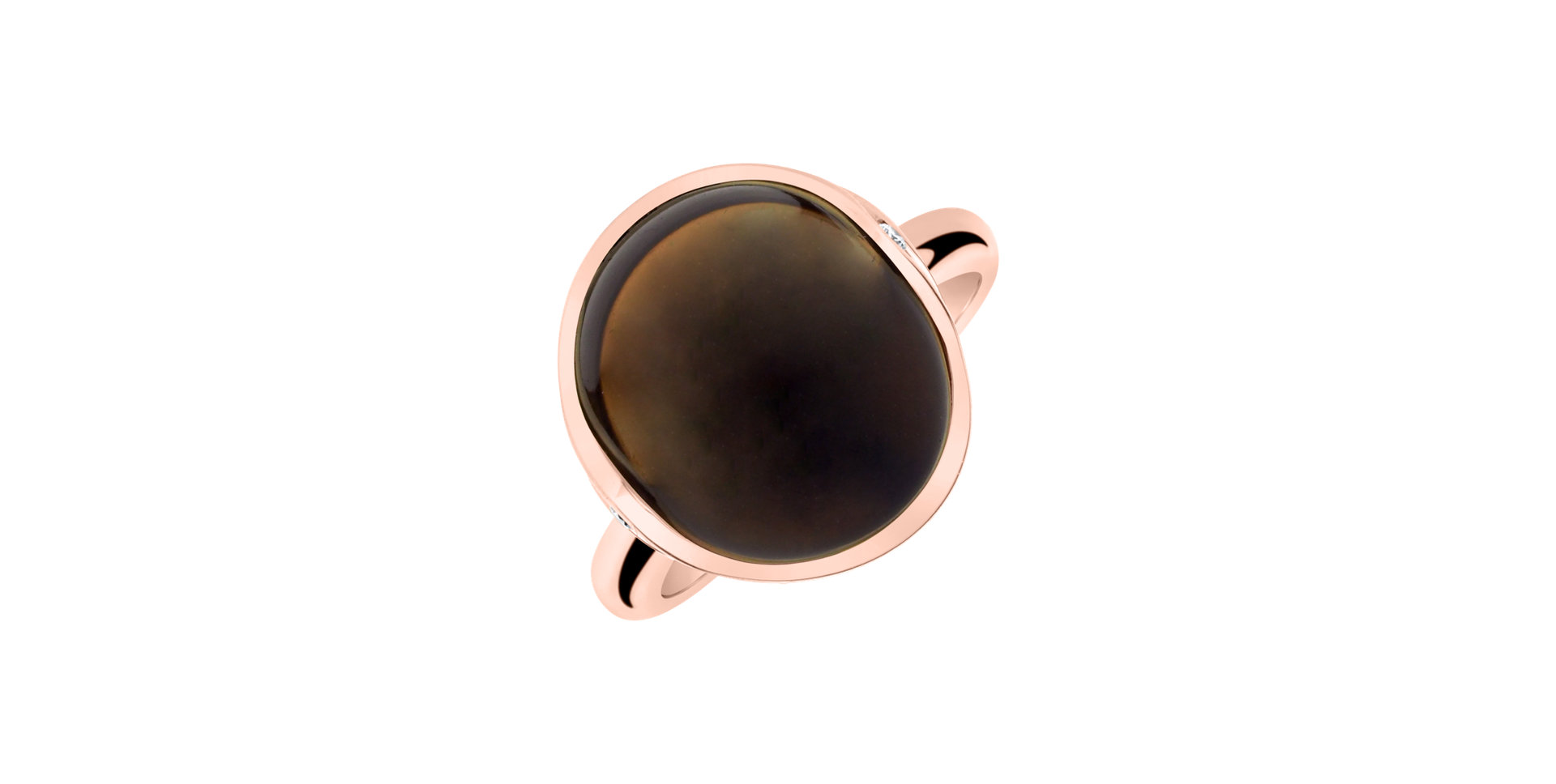 Prsten s quartzem diamanty Fairytale Drop