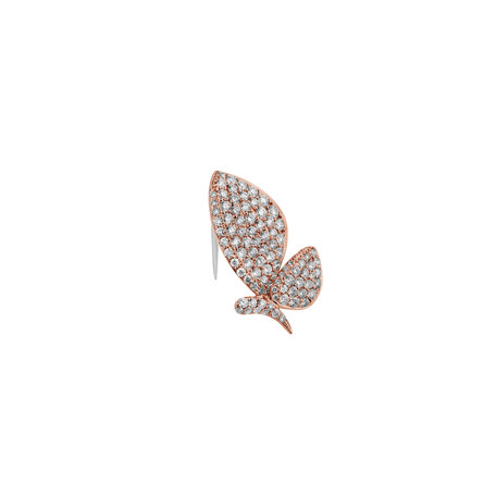 Brož s diamanty Magical Butterfly