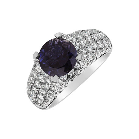 Prsten s Iolite a diamanty Glamorous Ladyship