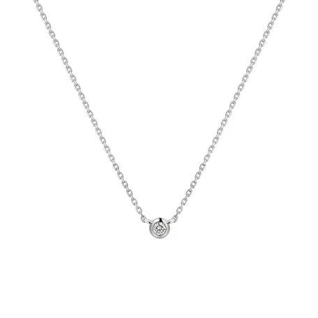 Náhrdelník s diamantem Sparkling Drop