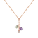 Náhrdelník s diamanty a ametysty Rainbow Love2