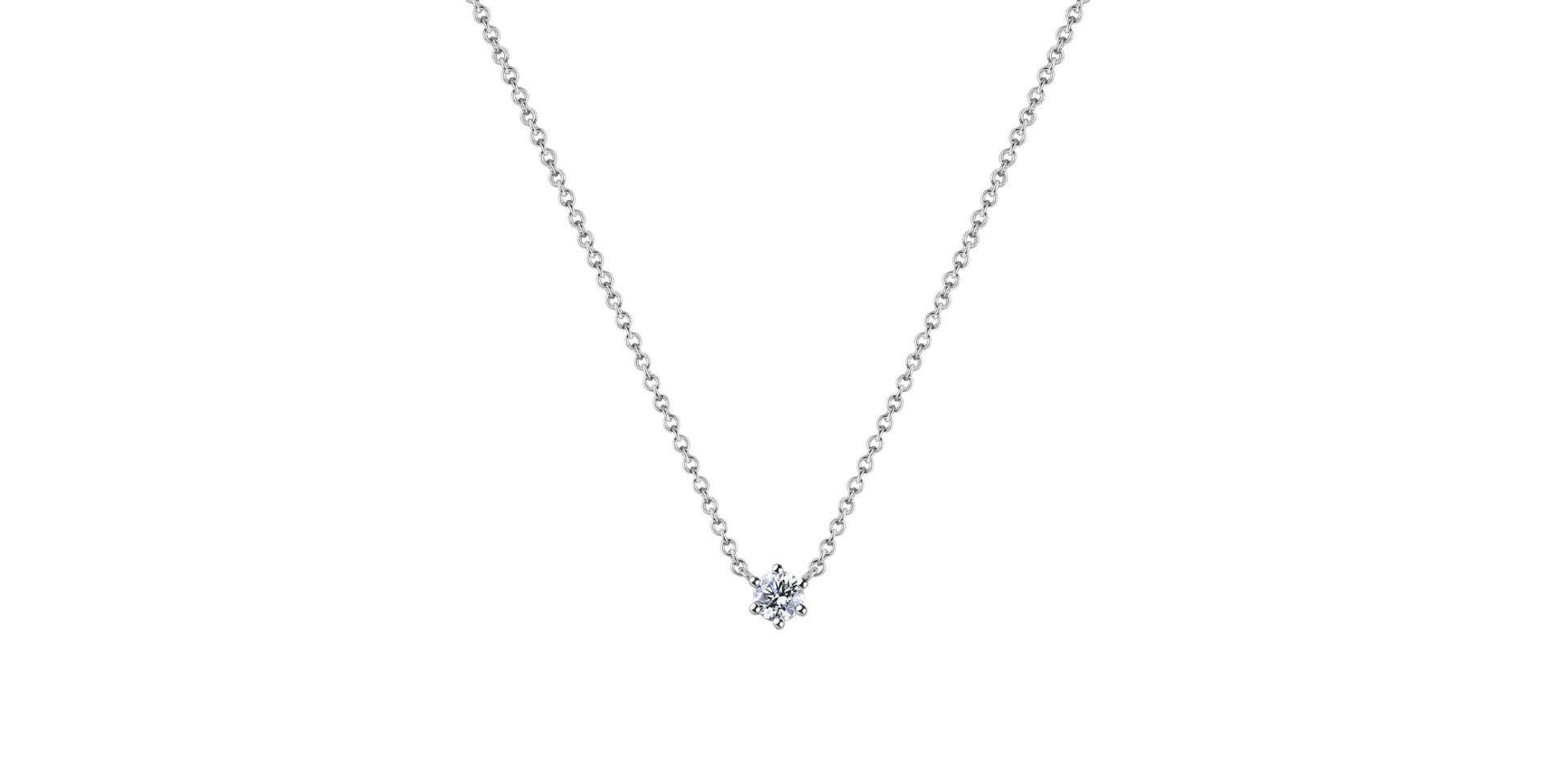 Náhrdelník s diamantem Essential Drop