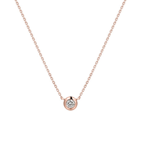Náhrdelník s diamantem Sparkling Drop