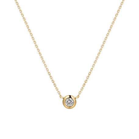 Náhrdelník s diamantem Sparkling Drop