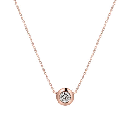 Náhrdelník s diamantem Sparkling Drop