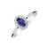 Prsten s tanzanitem a diamanty Princess Innocence2