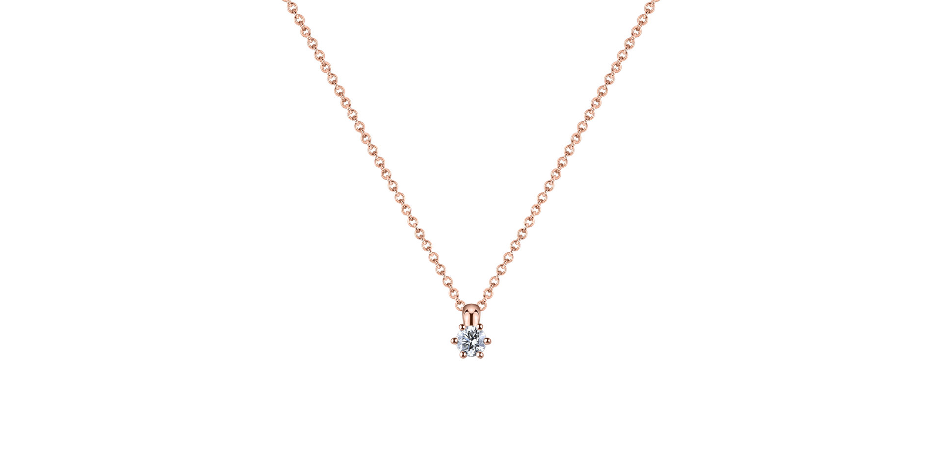 Náhrdelník s diamantem Eternal Drop