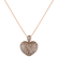 Přívěs s hnědými diamanty Heart Brilliance2
