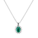 Náhrdelník se smaragdem a diamanty Princess Sparkle2