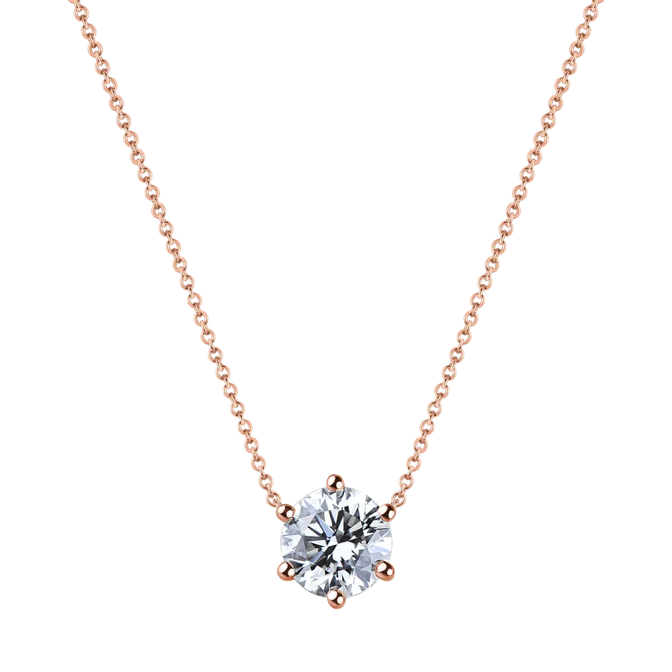 Náhrdelník s diamantem Essential Drop