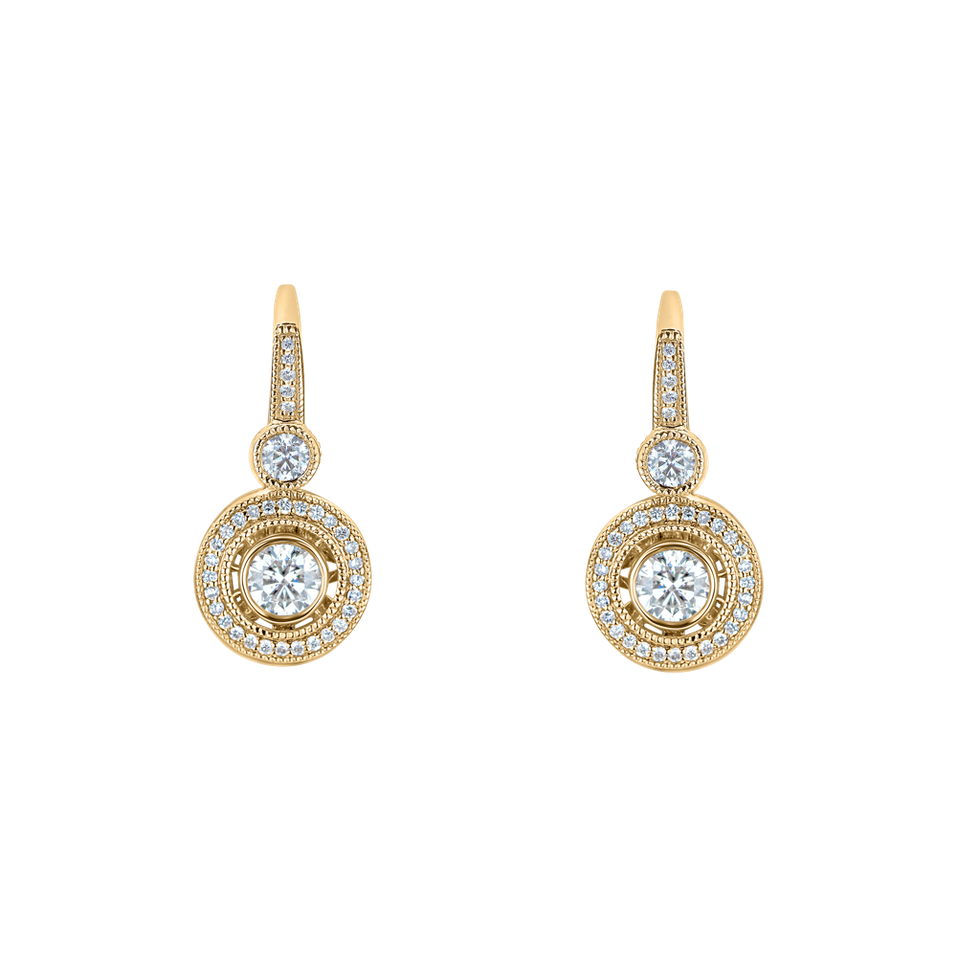 Náušnice s diamanty Monarch Love