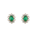 Náušnice se smaragdem a diamanty Princess Joy2