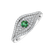 Prsten se smaragdem a diamanty Bright Vision2