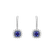 Náušnice s tanzanity a diamanty Radiant Shine2