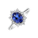Prsten s tanzanitem a diamanty Trixie Princess2