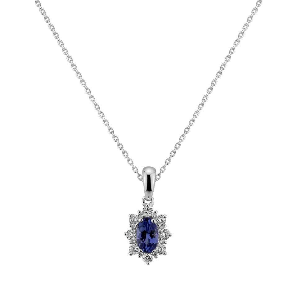 Přívěs s tanzanitem a diamanty Royal Aurora
