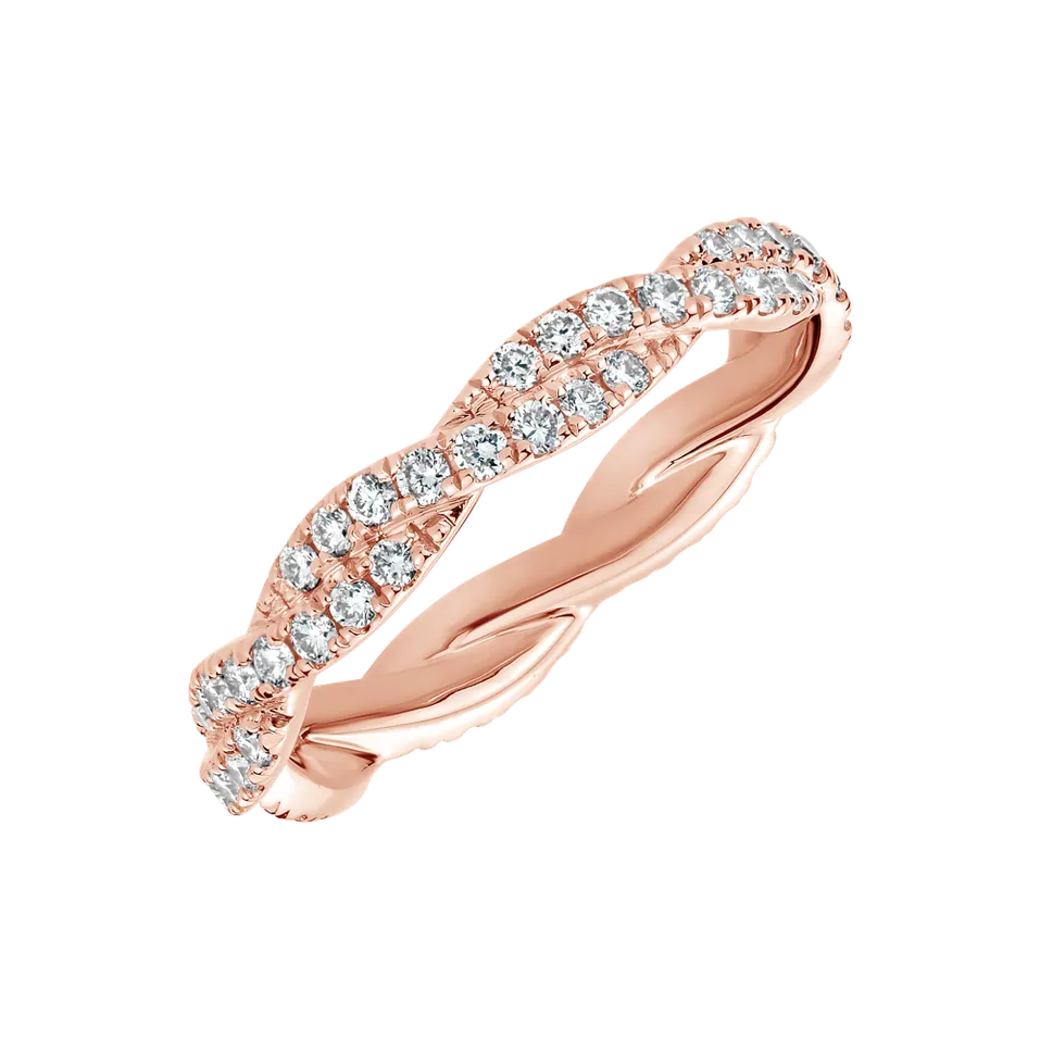 Prsten s diamanty Tangled