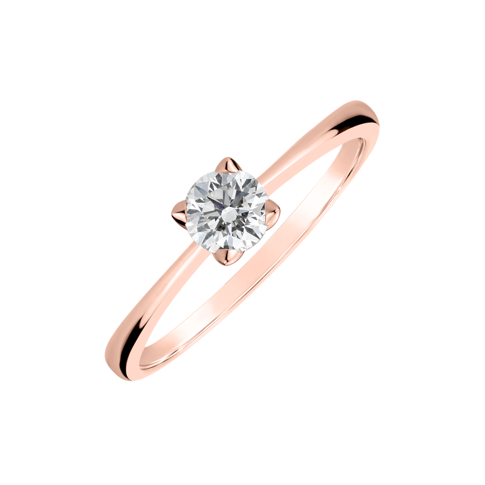 Prsten s diamantem Guardian Kiss