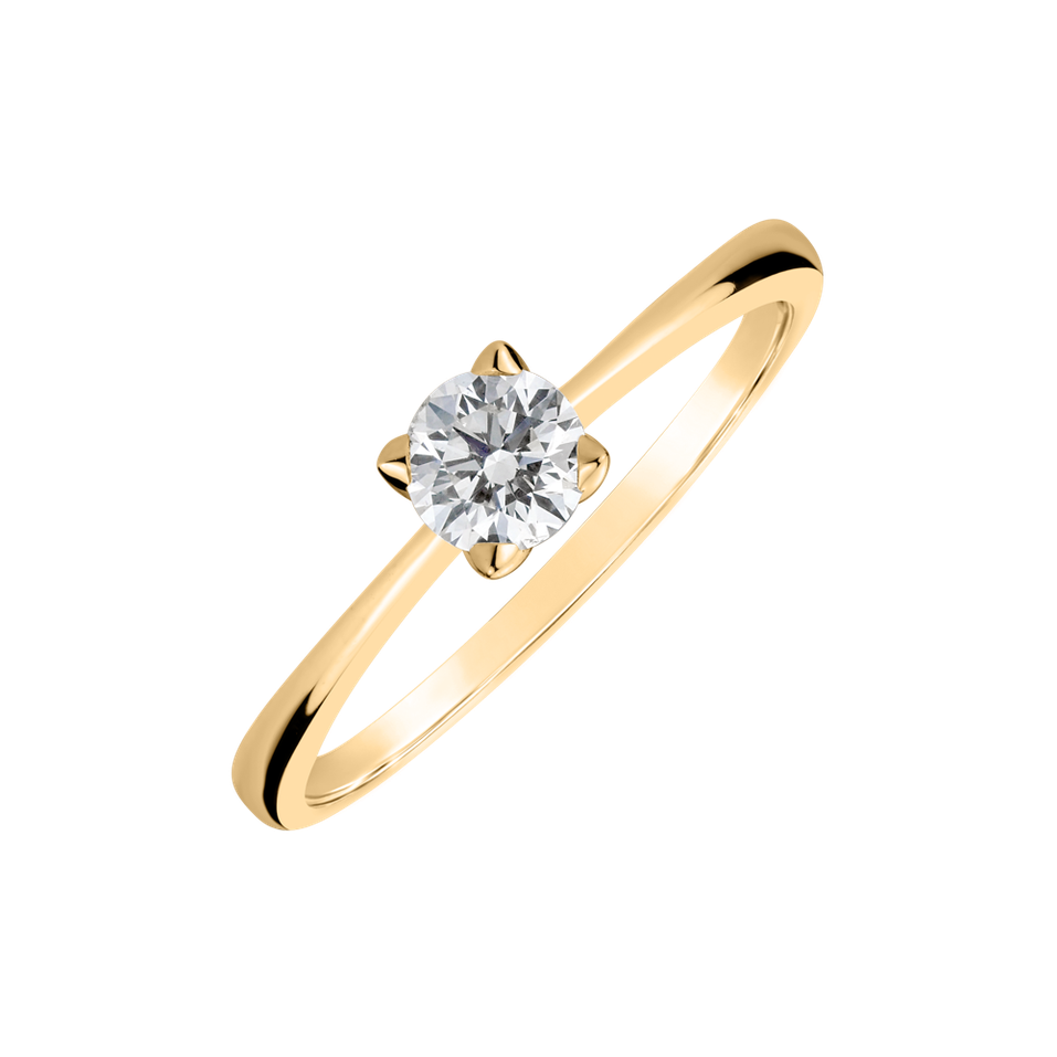 Prsten s diamantem Guardian Kiss