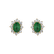 Náušnice se smaragdem a diamanty Mary Magdalene2