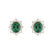 Náušnice se smaragdem a diamanty Mary Magdalene2