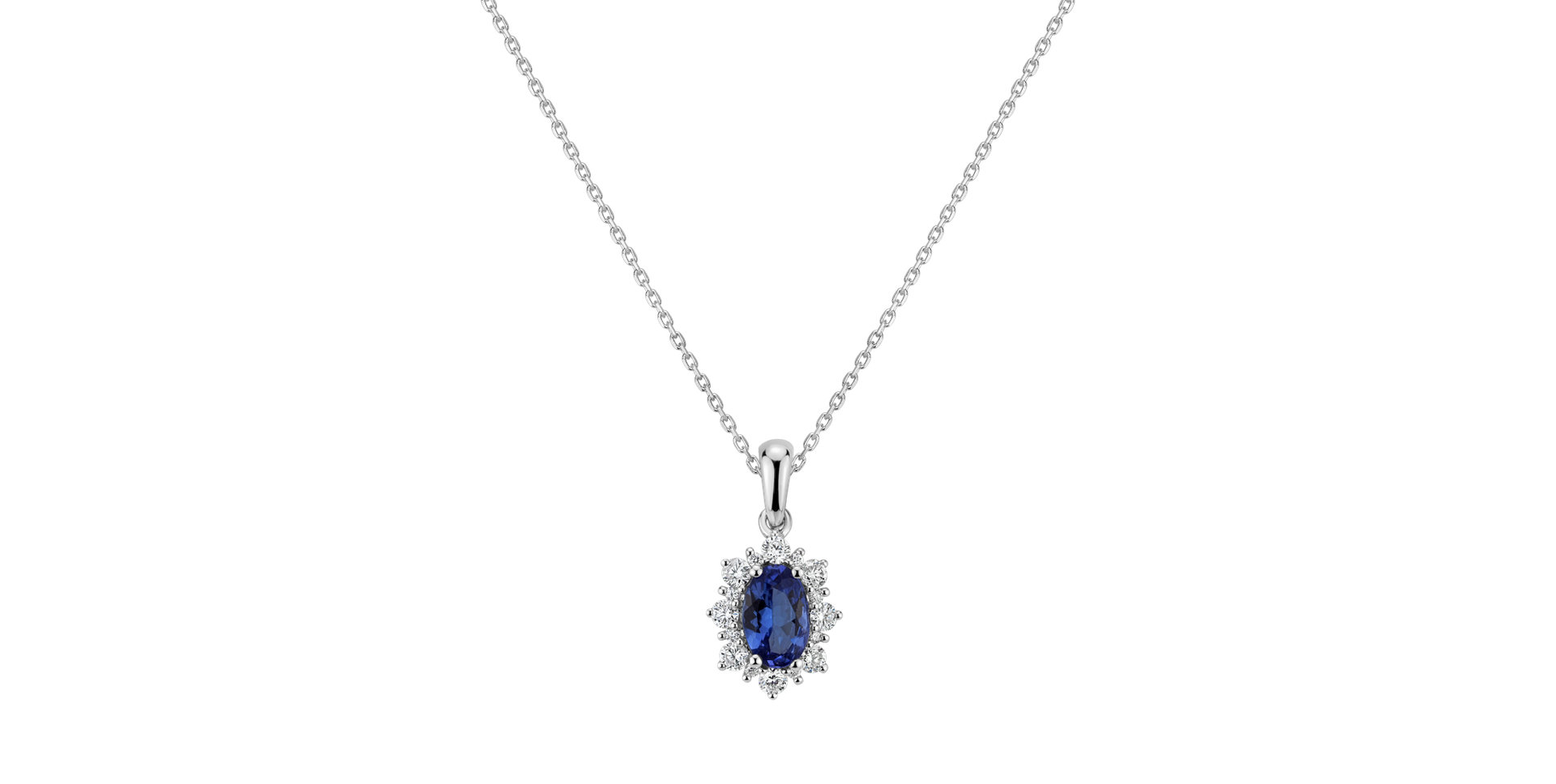 Přívěs s tanzanitem a diamanty Royal Aurora