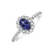 Prsten s tanzanitem a diamanty Princess Glamour2