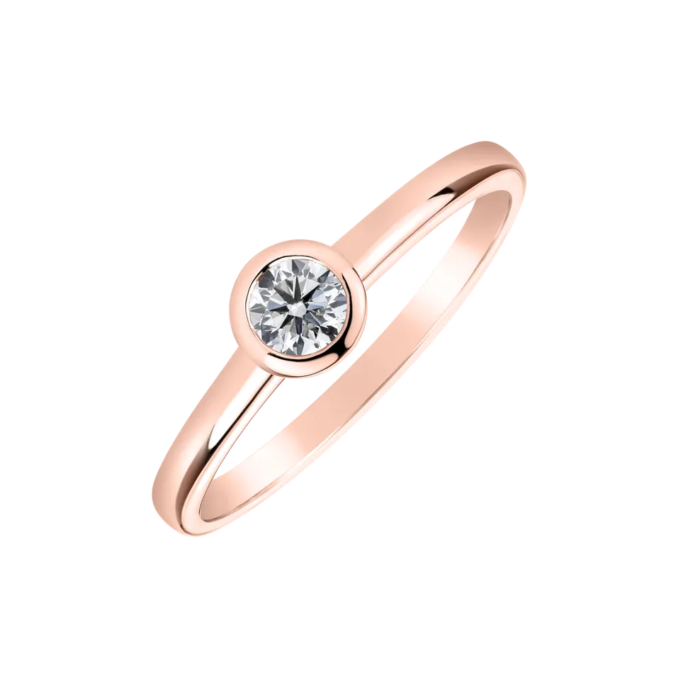 Prsten s diamantem Seductive Glow