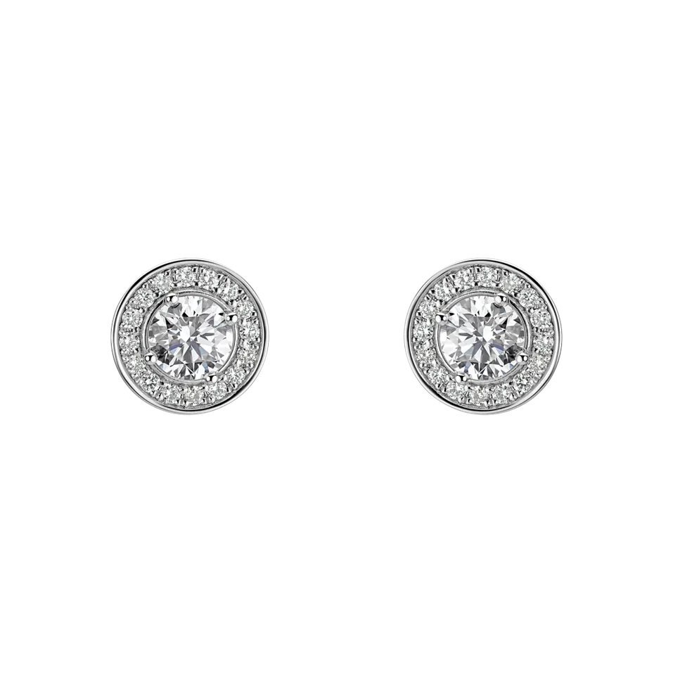 Náušnice s diamanty Sparkling Rain