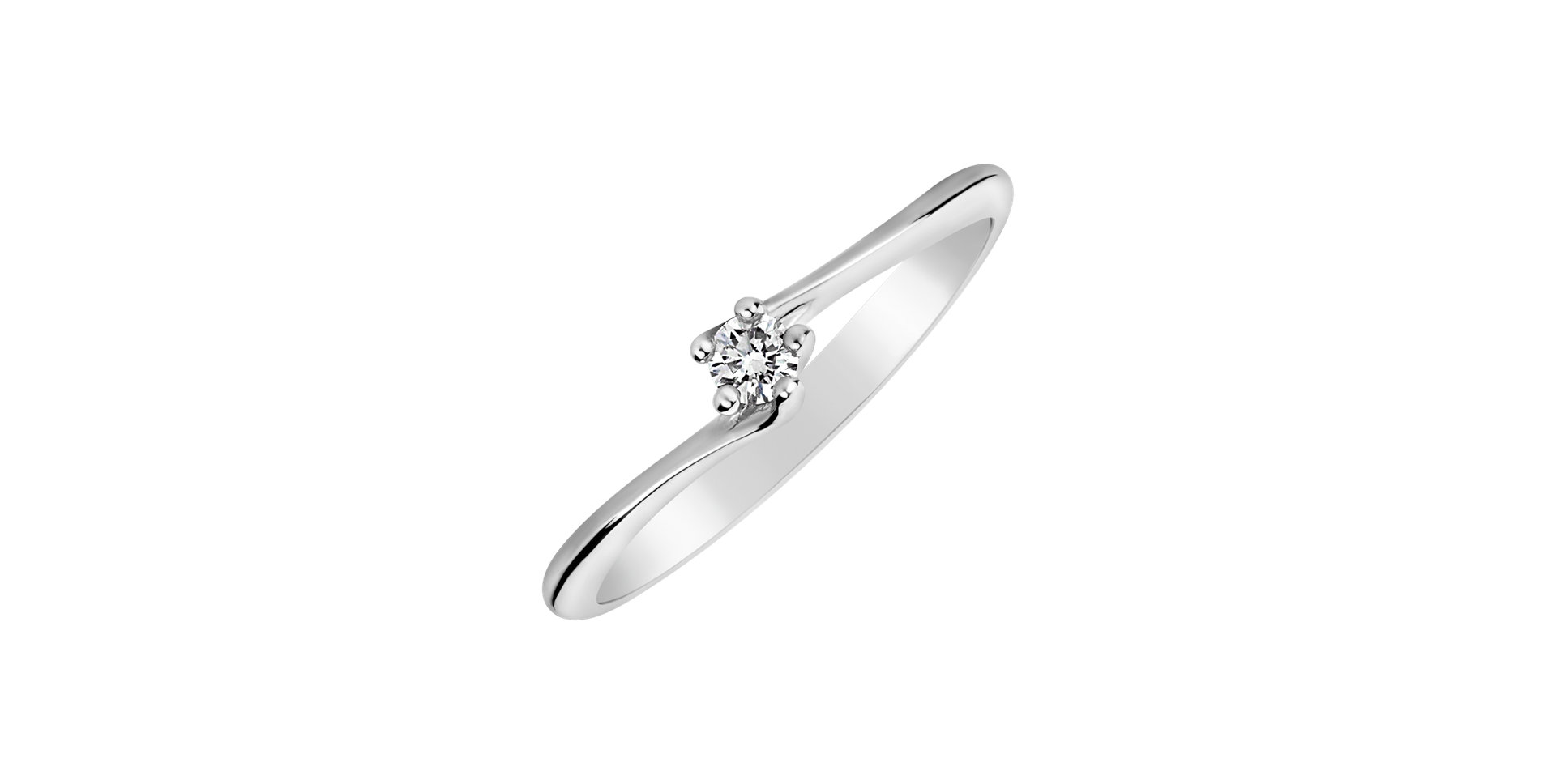 Prsten s diamantem Vivid Love