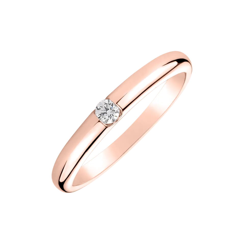 Prsten s diamantem Tender Love