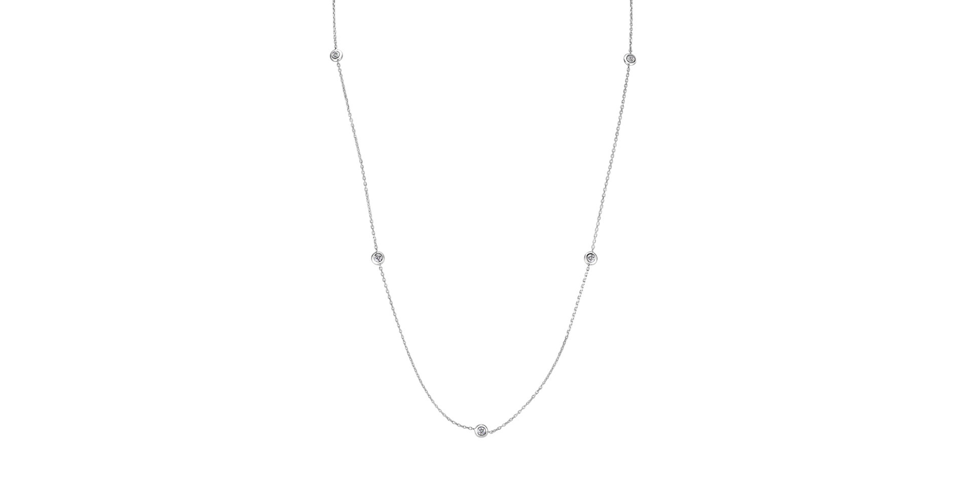 Náhrdelník s diamanty Sparkling Dots