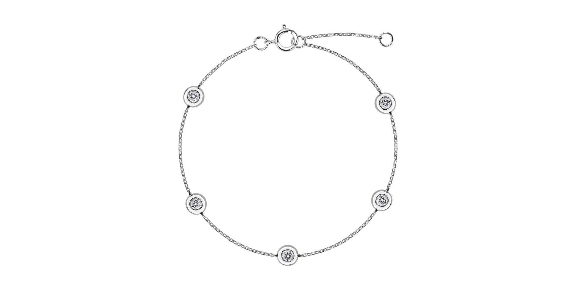 Náramek s diamanty Sparkling Dot