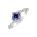 Prsten s tanzanitem a diamanty Millar2