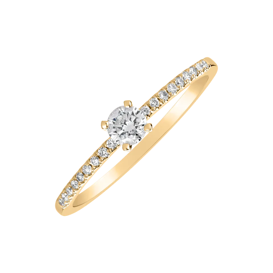 Prsten s diamanty Gem Simplicity