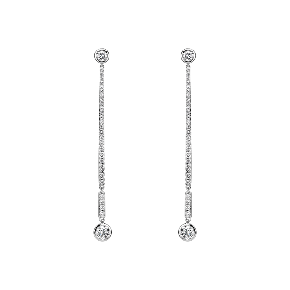 Náušnice s diamanty Luxury Line