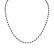 Náhrdelník s černými diamanty Dark Melody2