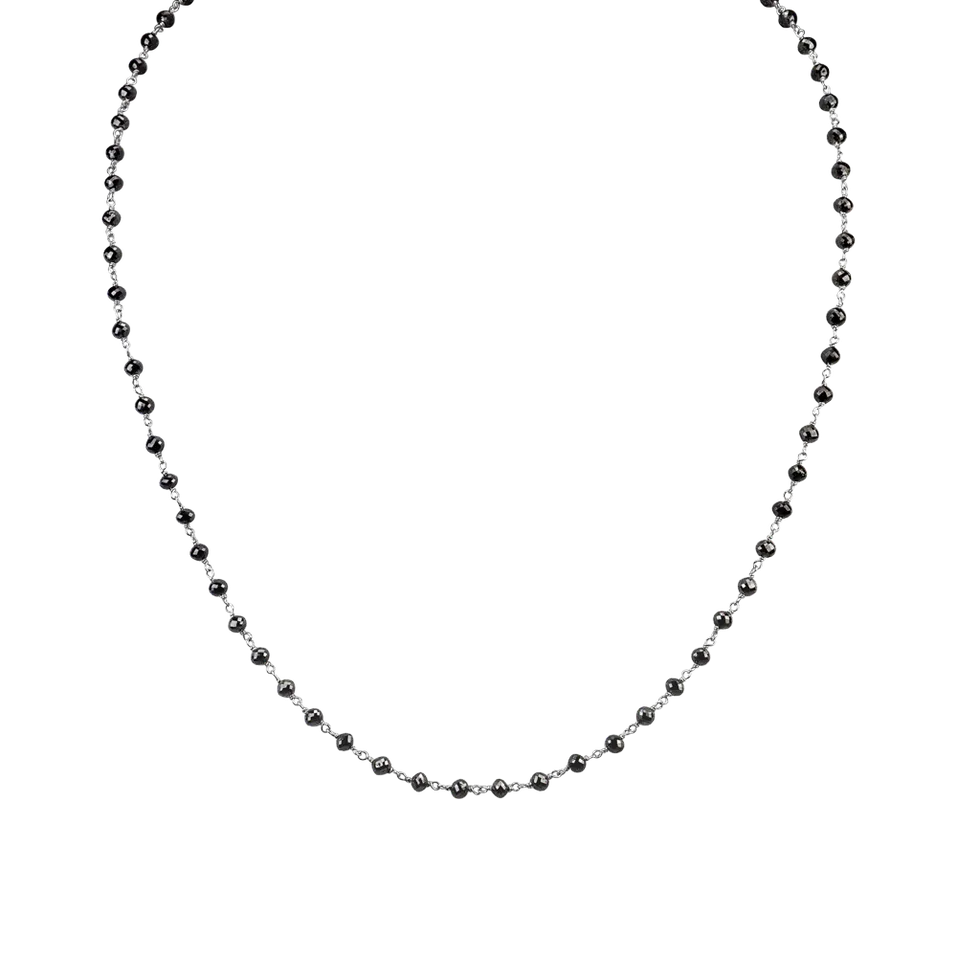 Náhrdelník s černými diamanty Dark Melody