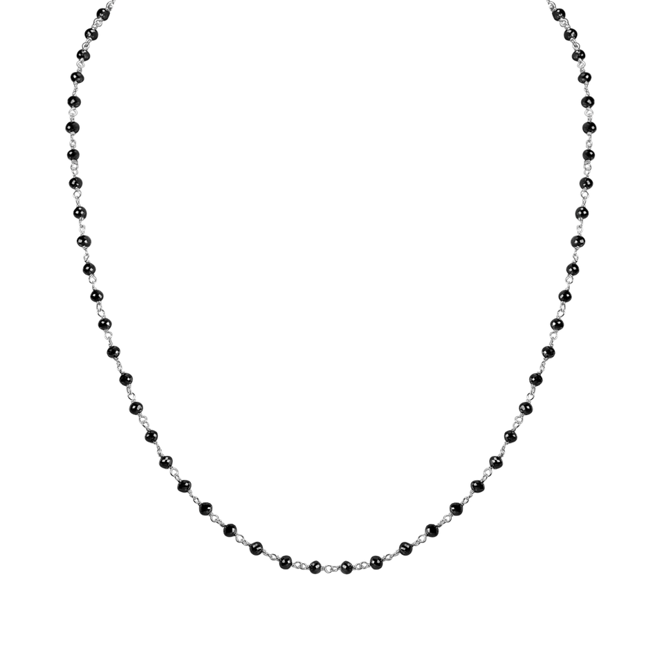 Náhrdelník s černými diamanty Dark Melody