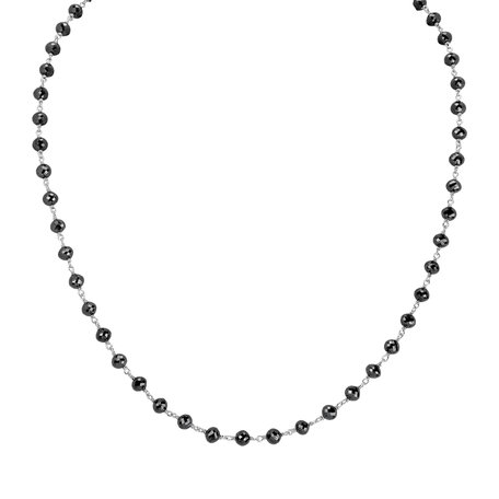 Náhrdelník s černými diamanty Dark Melody