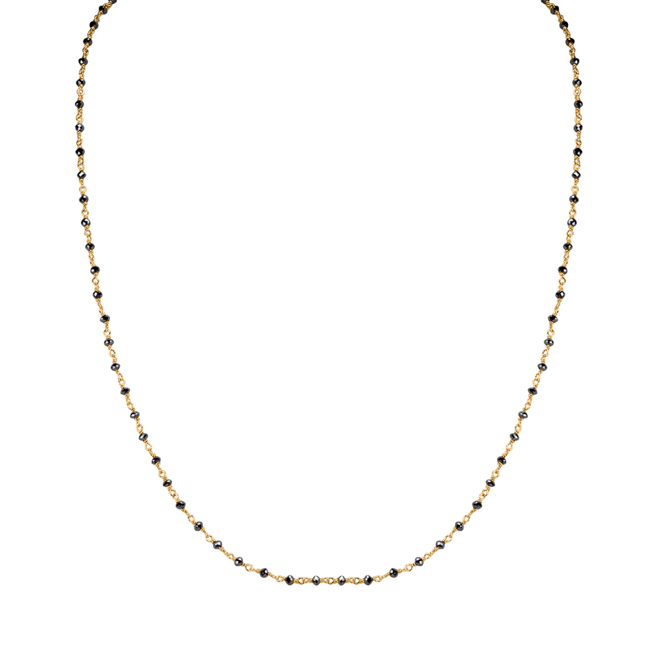 Náhrdelník s černými diamanty Dark Melody