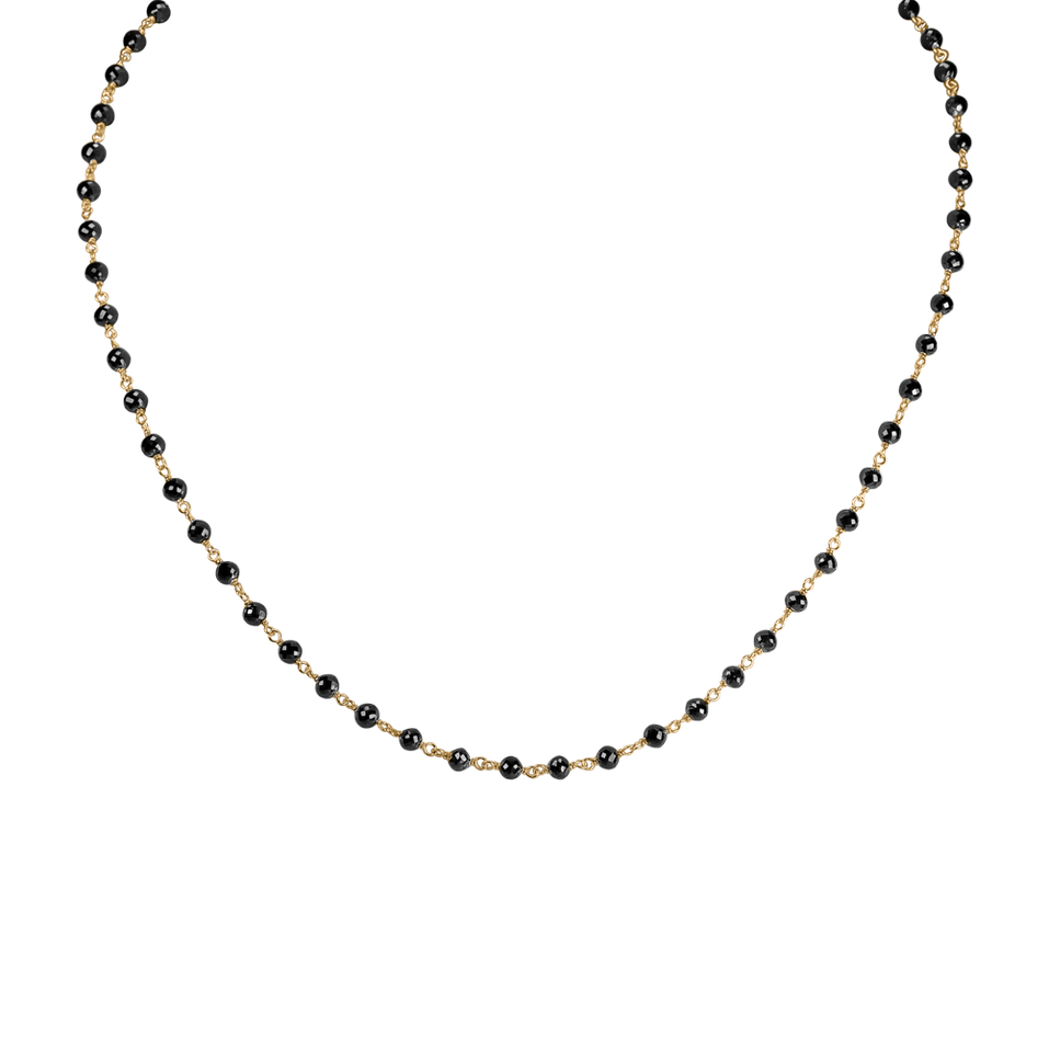 Náhrdelník s černými diamanty Dark Melody