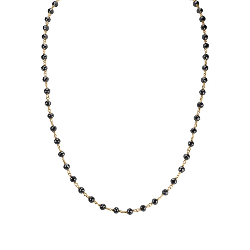 Náhrdelník s černými diamanty Dark Melody