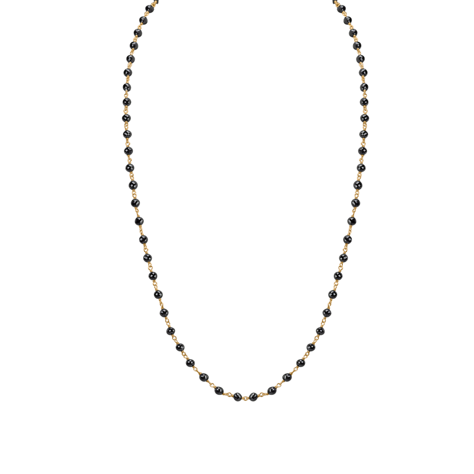 Náhrdelník s černými diamanty Dark Melody